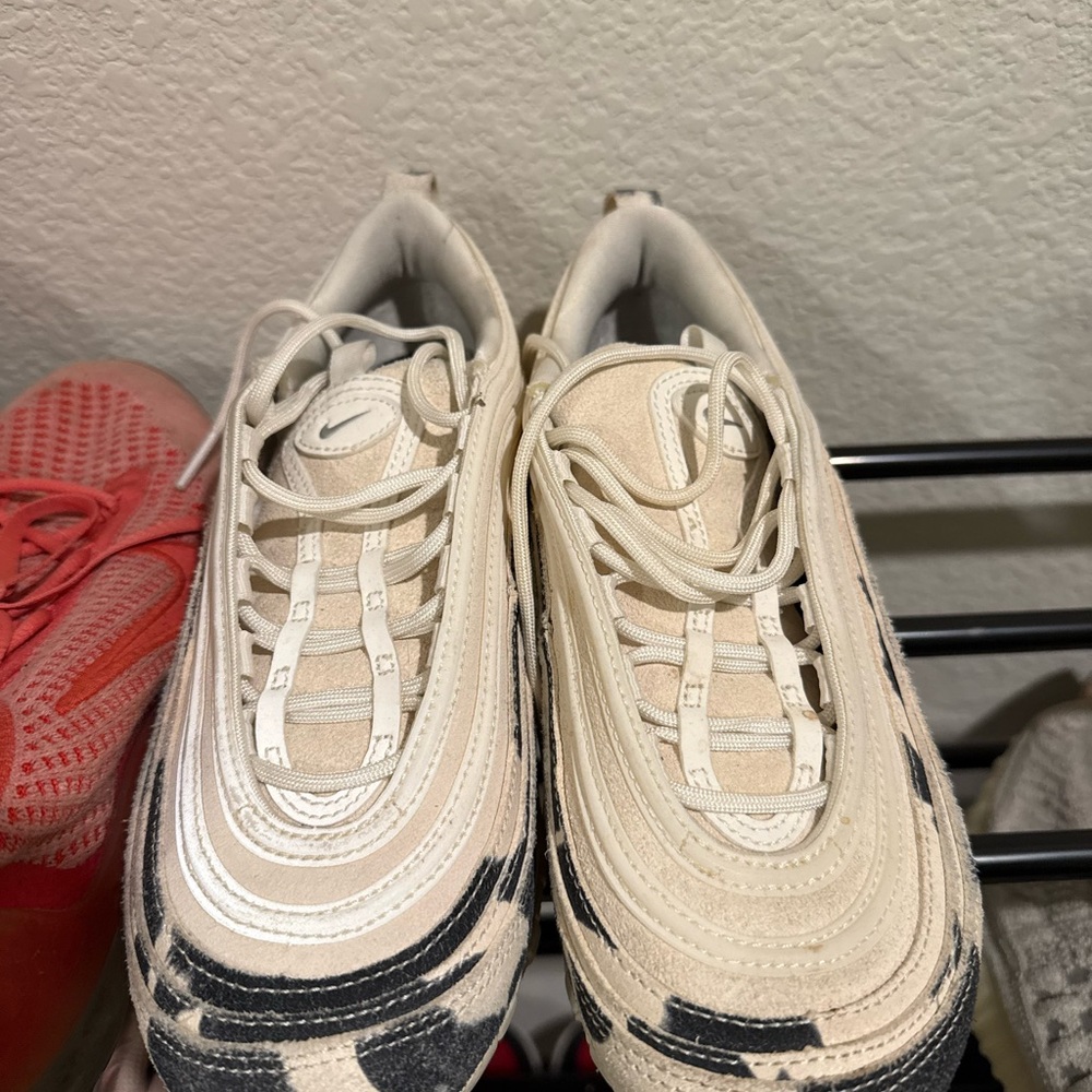 Nike Air Max 97 Beige and Black Sneakers